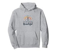 Let's Make Something Beautiful - Artistic Inspiration Pullover Hoodie, Adult Unisex, Heather Grey, XL