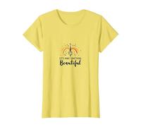 Let's Make Something Beautiful - Artistic Inspiration T-Shirt, Women, Lemon, XXL