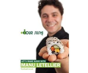 Let's Make Sushi DVD - Learn How To Make Sushi with Manu Letellier [DVD]