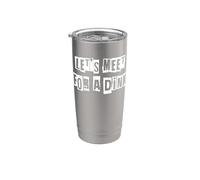 Let's Meet for a Dink Pickleball Player Stainless Steel Insulated Tumbler