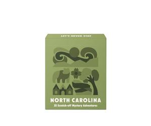 Let's Never Stay North Carolina Adventures - 25 Scratch-Off Activities