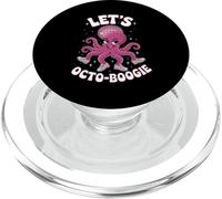 Lets Octo Boogie Retro Disco Octopus Dance Vibes PopSockets PopGrip for MagSafe