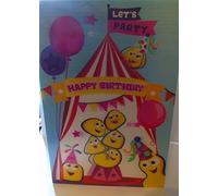Let's Party CBeebies 3D Birthday Card