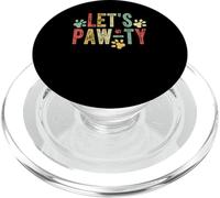 Let's Paw-ty! Fun and Comfortable Design Dog Owners Lover PopSockets PopGrip for MagSafe