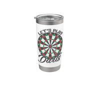 Lets Play Darts Board Game Stainless Steel Insulated Tumbler