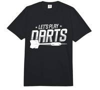 Let's Play Darts Loves Playing Darts Darter Bullseye Darts Comfort Colors Adult Heavyweight T-Shirt