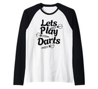 LETS PLAY DARTS Raglan Baseball Tee