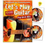 Let's Play Guitar Pop Rock Hits - Songbook for Guitar School - 40 Classics with 2 CDs, Plek - Musikverlag Hage EH3851 4026929917201