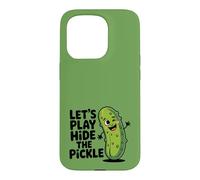 Let's Play Hide The Pickle Funny Adult Inuendo Funny Pun Case for iPhone 15 Pro