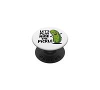 Let's Play Hide The Pickle Funny Adult Inuendo Funny Pun PopSockets Adhesive PopGrip