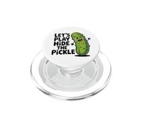 Let's Play Hide The Pickle Funny Adult Inuendo Funny Pun PopSockets PopGrip for MagSafe