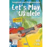 Let's Play Ukulélé - SONGBOOK et ukulélé école avec 2 CD et DVD de Daniel Savetier Bauer - 40 classique pour ukulélé sans préalables jouer - avec original Dunlop plek