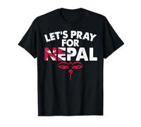 Let's Pray for Nepal Men and Women T-Shirt