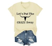 Let's Put Crazy Away V-Neck Shirt, Let's Put Crazy Away T-Shirt, Let's Put Crazy Away Tshirt, Let's Put Crazy Away