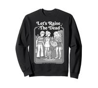 Let's Raise The Dead Funny Halloween Zombie Book Cover Sweatshirt