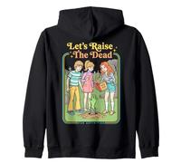 Let's Raise The Dead Funny Halloween Zombie Book Cover Zip Hoodie