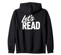 Let's Read Book Nerd Reading Zip Hoodie
