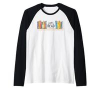 Let's Read for Book Lovers Raglan Baseball Tee