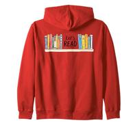 Let's Read for Book Lovers Zip Hoodie