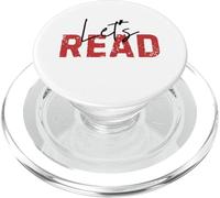 Let's Read National Read A Book Day Reading Month Freedom PopSockets PopGrip for MagSafe