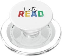 Let's Read National Read A Book Day Reading Month Freedom PopSockets PopGrip for MagSafe