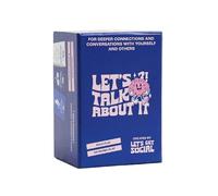 Let's Replay Let's Talk About It - 120 Mental Health Conversation Cards for mindfulness journalling prompts, Stress Relief & Deeper Conversations with Yourself, Friends, Family & Couples