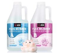 LET'S RESIN 140oz Liquid Silicone for Squishy, 1:1 AB Ratio Mix Silicone Rubber for Taba Squishy