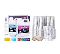 LET'S RESIN 2.4L Resin Kit + Epoxy Resin Mixing Cups