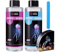 LET'S RESIN Crystal Clear Epoxy Resin 32oz Bubbles Free Epoxy Resin Table Top & Bar Top Casting Resin Clear Epoxy Resin for Art Crafts
