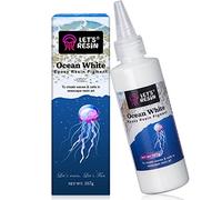 LET'S RESIN Ocean White Epoxy Resin Pigment 167g, High Concentrated Pigment Paste for Epoxy Resin & UV Resin, UV Resistant Opaque Pigment for Creates Cells & Lacing, 3D Flower Resin Coasters