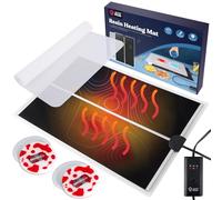 LET'S RESIN Upgrade Resin Heating Mat, Faster Curing & Auto-Off with Timer, Silicone Mat, Resin Supplies for Resin Molds, Epoxy Resin