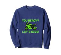 Lets Ride Adventure Motorcycle Enthusiast design for Men Sweatshirt