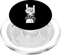 Let's Rock Devil Salute French Fries Fork Metalhand & Roll PopSockets PopGrip for MagSafe