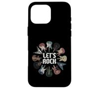 Let's Rock Electric Guitars Rock Music Lover Guitarist Band Case for iPhone 16 Pro Max