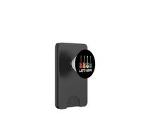 Let's Rock Guitar Player Rock Music Retro Rock N Roll Punk PopSockets PopWallet for MagSafe