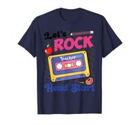 Lets Rock Head Start Teacher Student Back to School Day T-Shirt