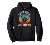 Let's Roll Gi Jiu Jitsu Hand Brazilian BJJ Player Pullover Hoodie
