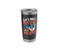 Let's Roll Math Rocks and Do War Crimes Frog Meme Goose Meme Stainless Steel Insulated Tumbler