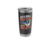 Let's Roll Math Rocks and Do War Crimes Frog Meme Goose Meme Stainless Steel Insulated Tumbler