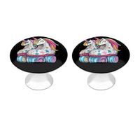 Let's Roll Un-icorn Roller Skate Cabinet Knobs Stainless Steel Round Drawer Pulls for Wardrob Doorknob