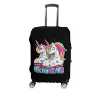 Let's Roll Un-icorn Roller Skate Travel Luggage Cover Washable Anti-Scratch Baggage Suitcase Protector XL