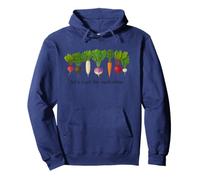 Let's Root For Each Other Cute Veggie Graphic Gift Pullover Hoodie
