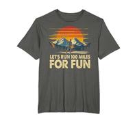 Let's Run 100 Miles For Fun Ultra Marathon Ultramarathon T-Shirt