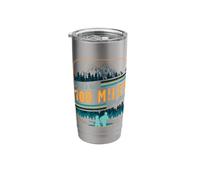 Let's Run 100 Miles Ultramarathon Running Marathon Runner Stainless Steel Insulated Tumbler