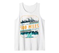 Let's Run 100 Miles Ultramarathon Running Marathon Runner Tank Top