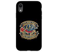 Lets Run Away And Get Married Elopement Couple Case for iPhone XR