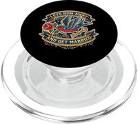 Lets Run Away And Get Married Elopement Couple PopSockets PopGrip for MagSafe