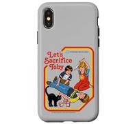 Let's Sacrifice Toby Occult Retro Vintage Funny Adult Humor Case for iPhone X/XS