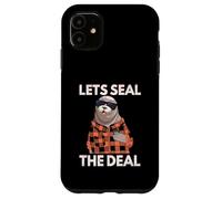 Let's Seal The Deal Seals Sea Lion Chubby Water Animals Case for iPhone 11