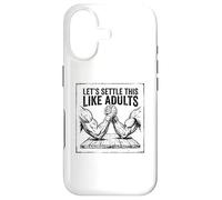 Let's Settle This Like Adults Funny Arm Wrestling Case for iPhone 17